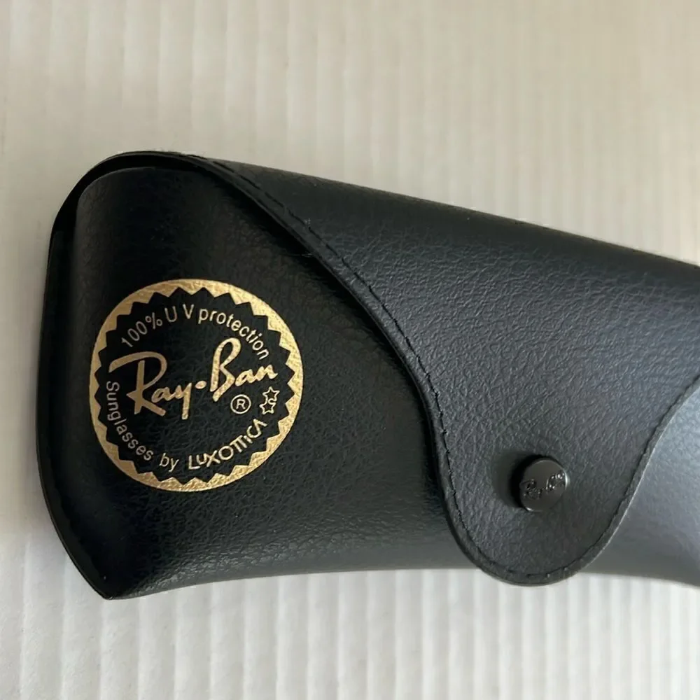 Ray Barn Black Sunglasses Case and Cleaning Cloth